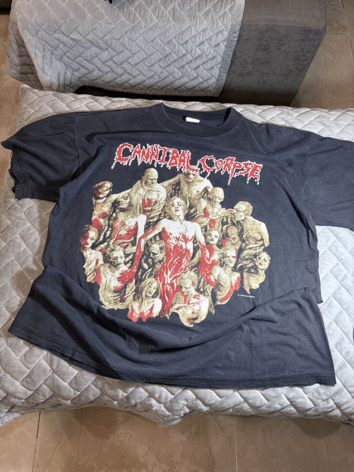 Vintage 1994 Cannibal Corpse The Bleeding Size US L / EU 52-54 / 3 - 1 Thumbnail