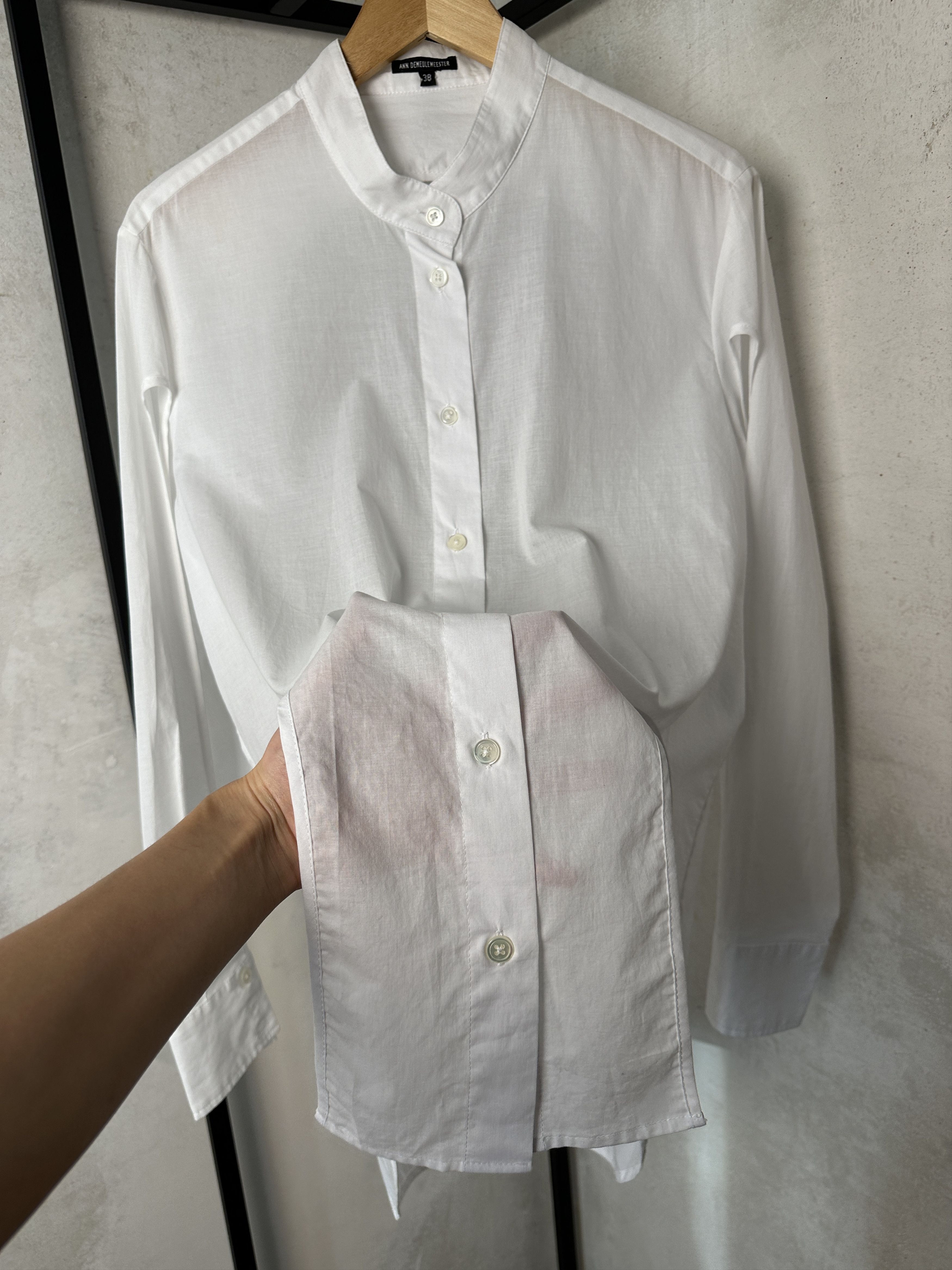 Ann Demeulemeester Ann Demeulemeester White Backless Blouse Size XS / US 0-2 / IT 36-38 - 4 Thumbnail