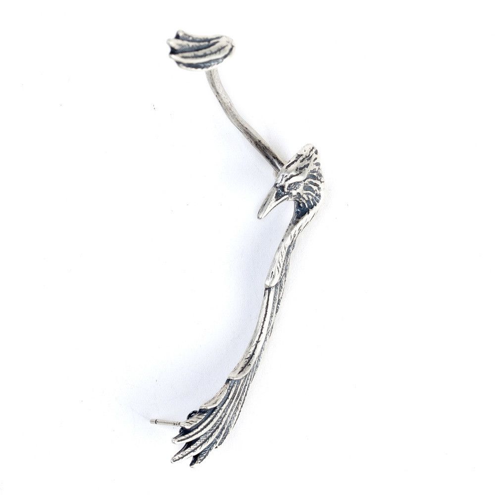 Jewelry Bird New Design Earrings One Pairs Chrome Jewelry Size ONE SIZE - 6 Thumbnail