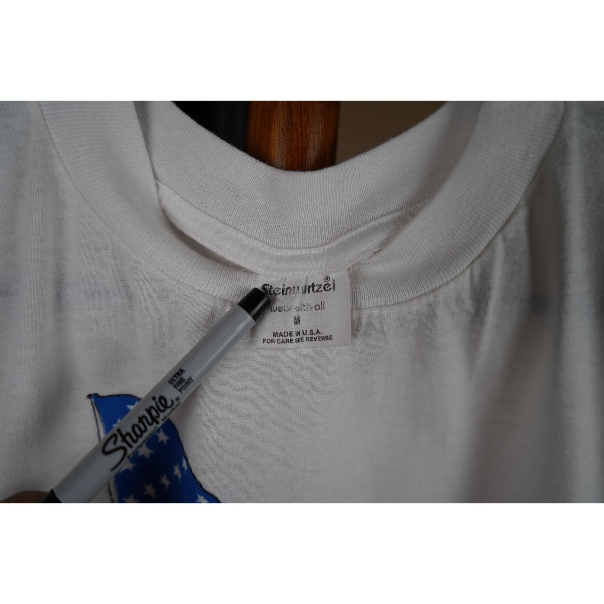 Vintage Vintage USA Army White Tshirt 90s Men's M Made In USA #455 Size US M / EU 48-50 / 2 - 4 Thumbnail