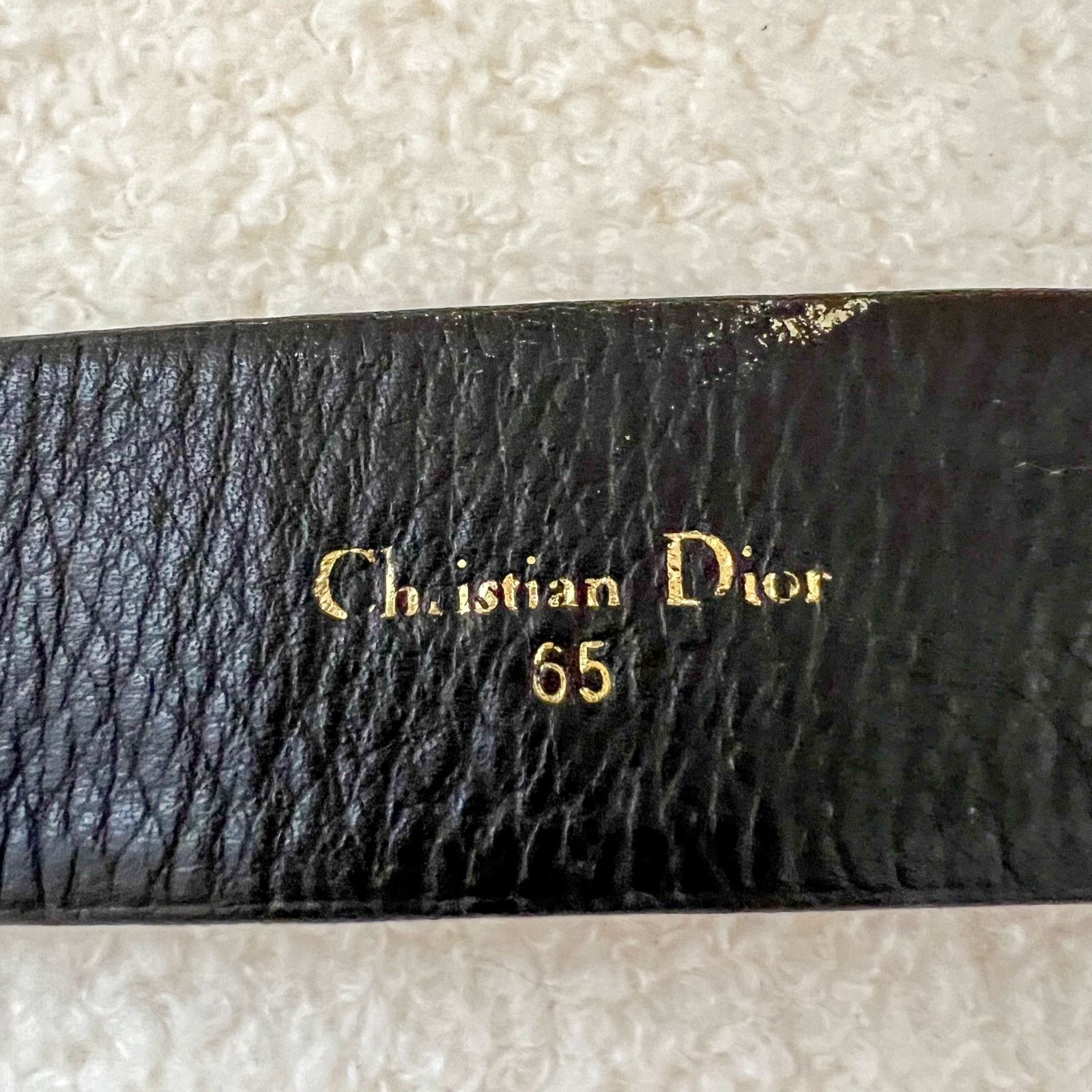 Dior Vintage Dior Oblique Monogram Trotter Women's Belt Size ONE SIZE - 4 Thumbnail