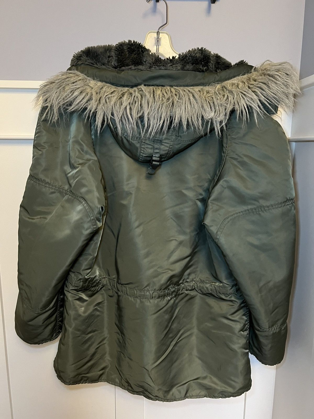 Alpha Industries Vintage Alpha Industries fur hood bomber jacket Size US XL / EU 56 / 4 - 2 Thumbnail