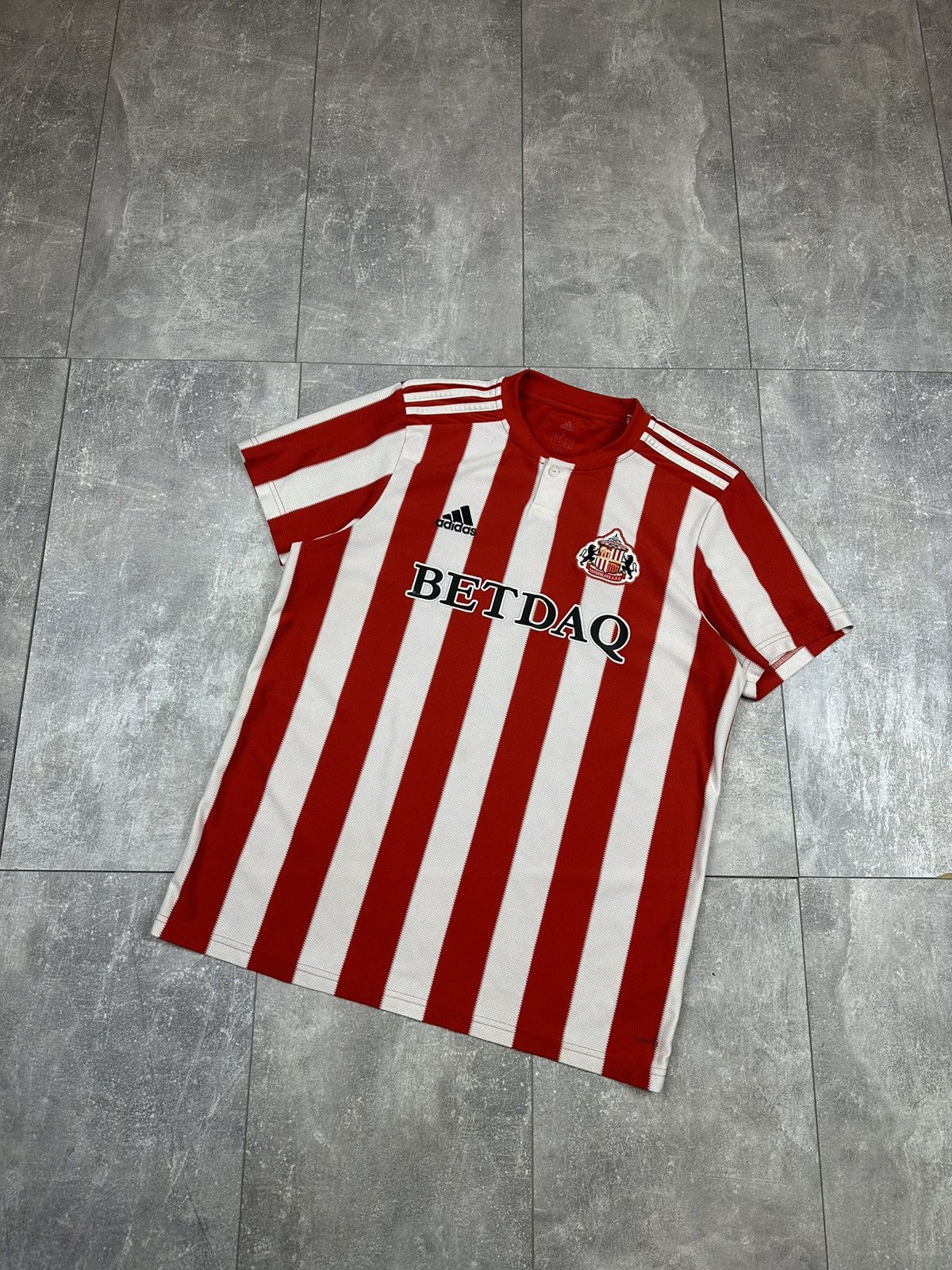 Vintage Adidas Sunderland Home Soccer Jersey Size US L / EU 52-54 / 3 - 2 Thumbnail