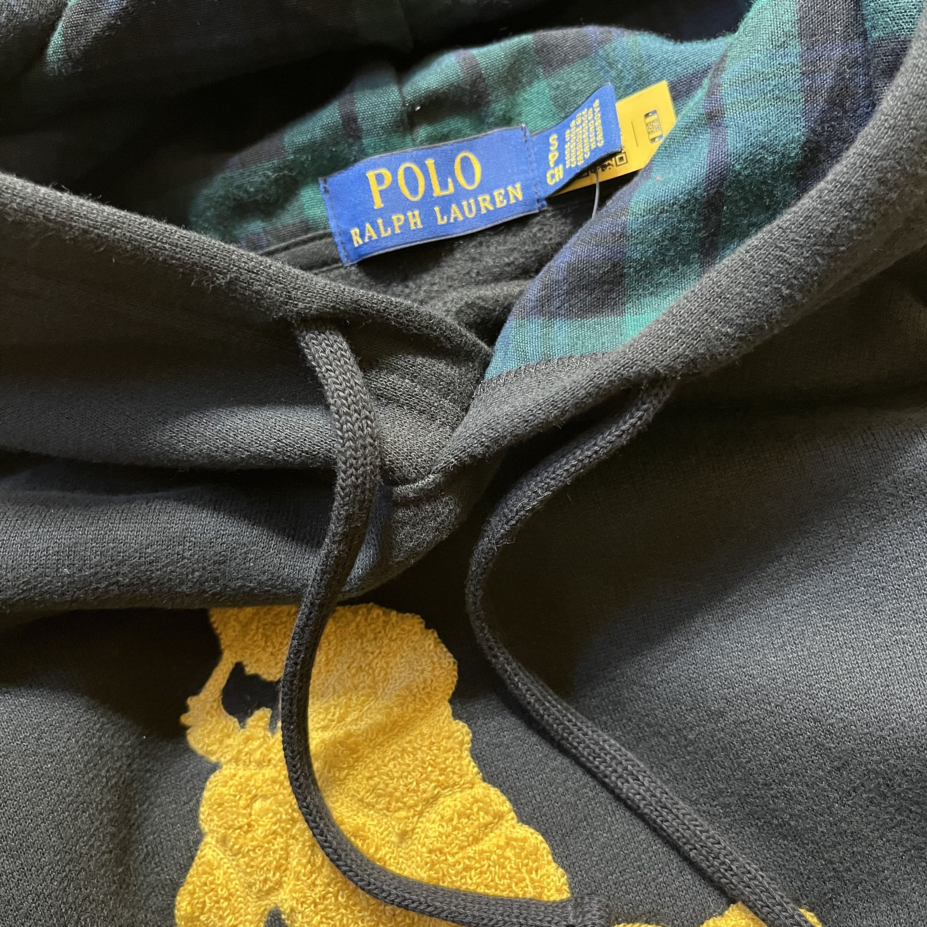 Polo Ralph Lauren Polo Ralph Lauren Gold Chenille Big Pony Fleece Hoodie Size US S / EU 44-46 / 1 - 3 Thumbnail