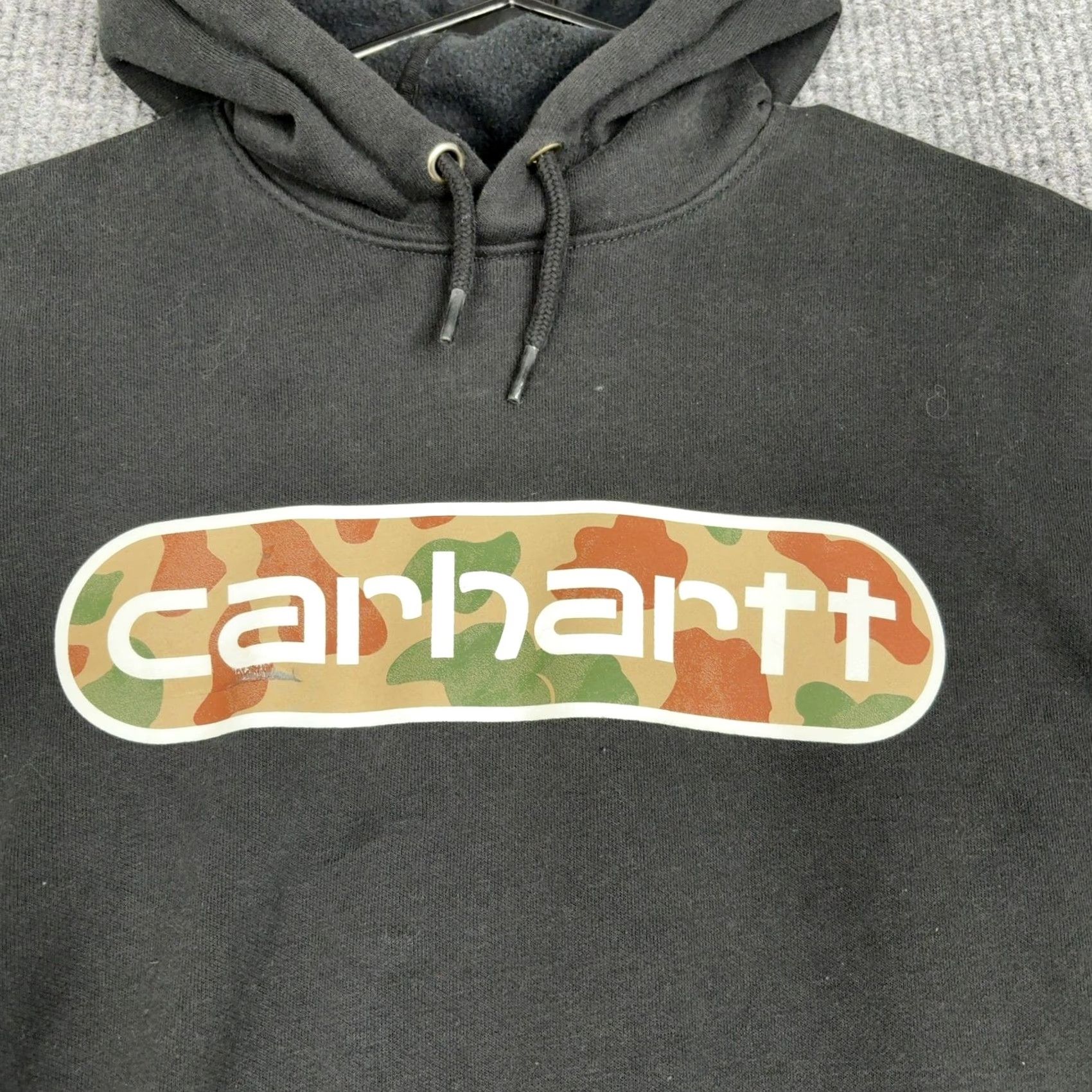 Carhartt Carhartt Hoodie Mens S Black Camo Graphic Logo Pullover Sweatshirt TS5942-M Size US S / EU 44-46 / 1 - 3 Thumbnail