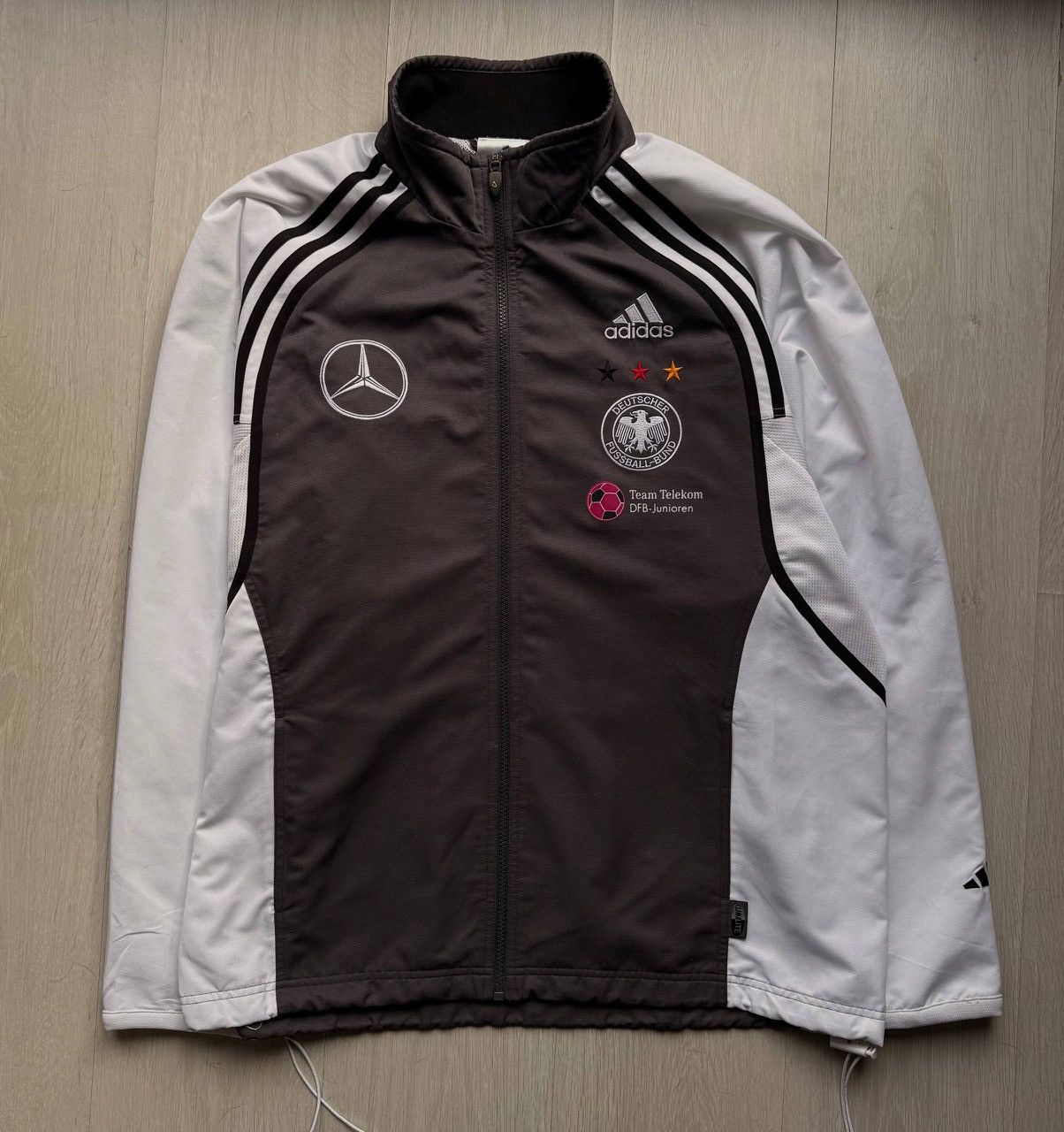 Adidas Adidas Germany Track Jacket XXL Brown MercedesVintage Style Size US XXL / EU 58 / 5 - 1 Thumbnail