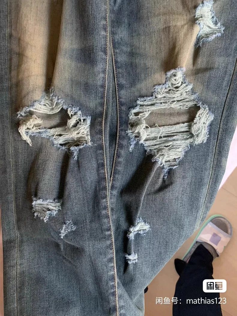 Amiri Amiri Blue Men's Hole Jeans 2501-Nextarrow Size US 32 / EU 48 - 3 Thumbnail
