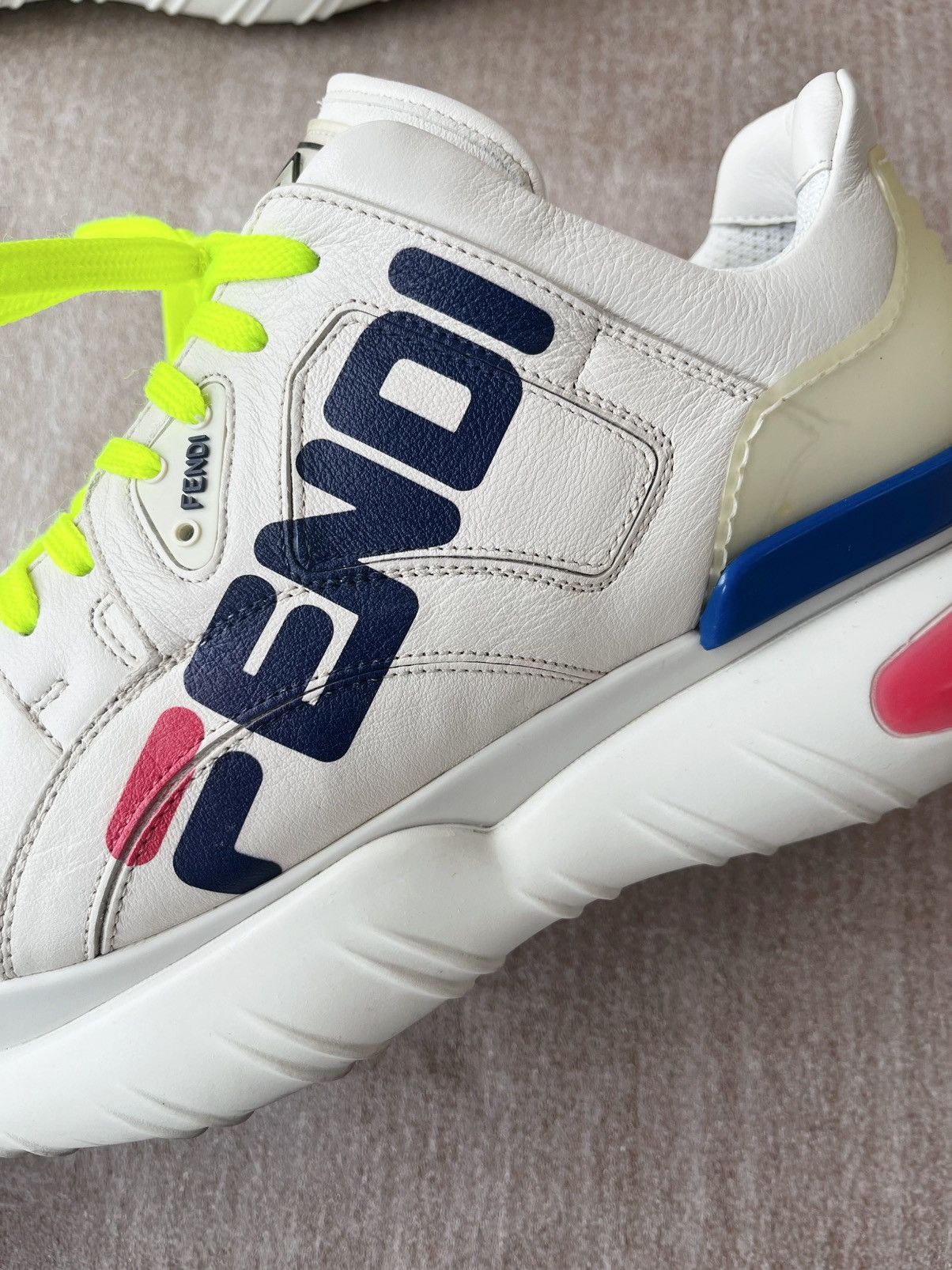 Fendi Luxury high-top sneakers Size US 10 / EU 43 - 4 Thumbnail