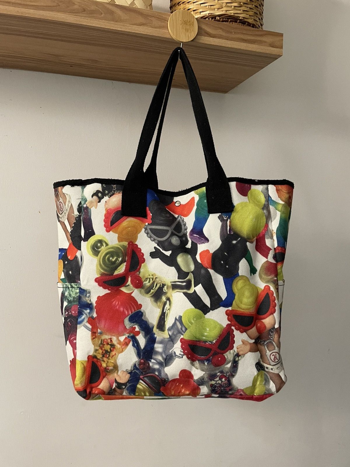 Hysteric Glamour Mini Over Print Tote Bag, Men's