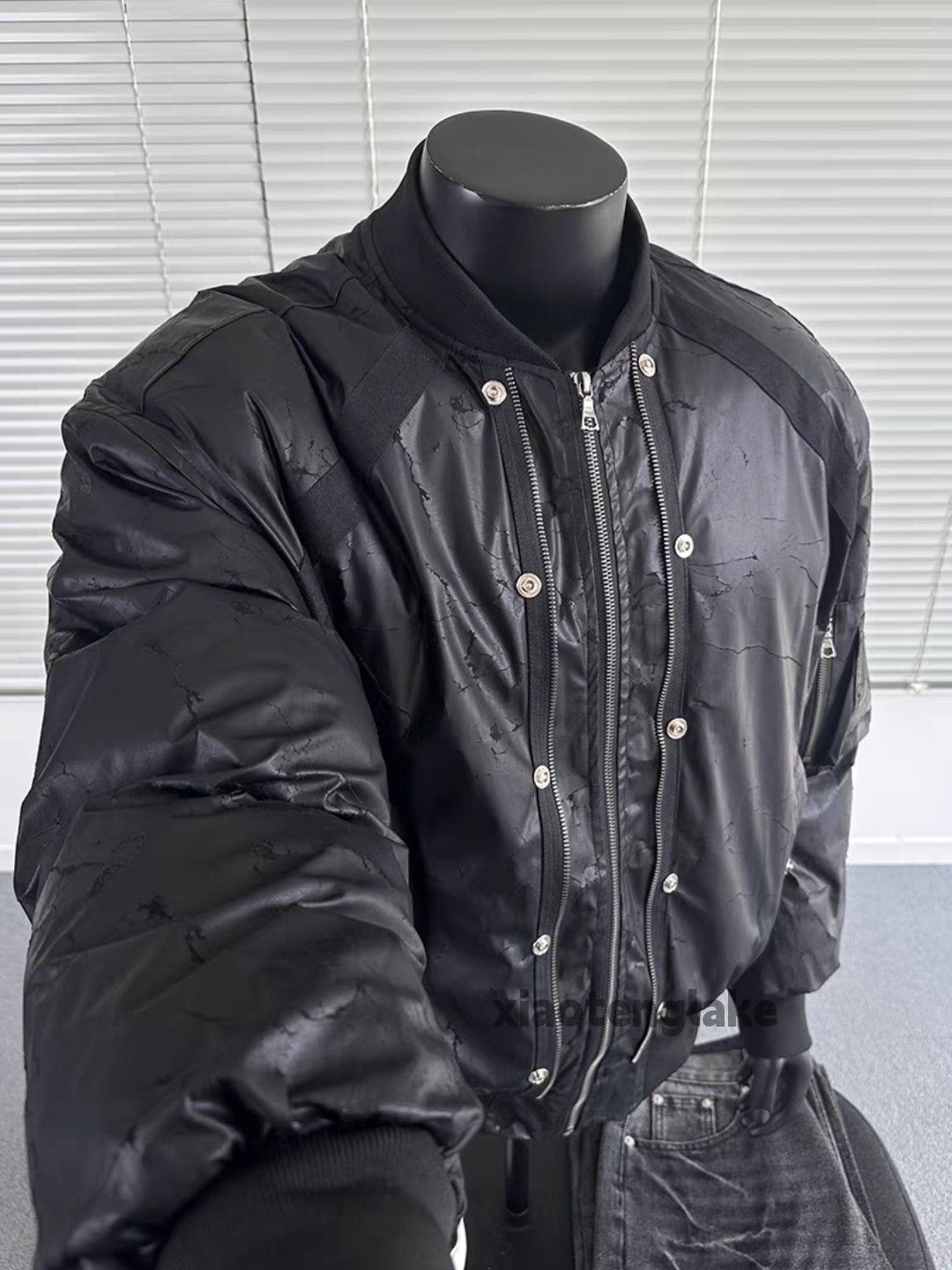 Vintage Utility loose baggy skate hiphop bomber sports jacket Size US L / EU 52-54 / 3 - 6 Thumbnail