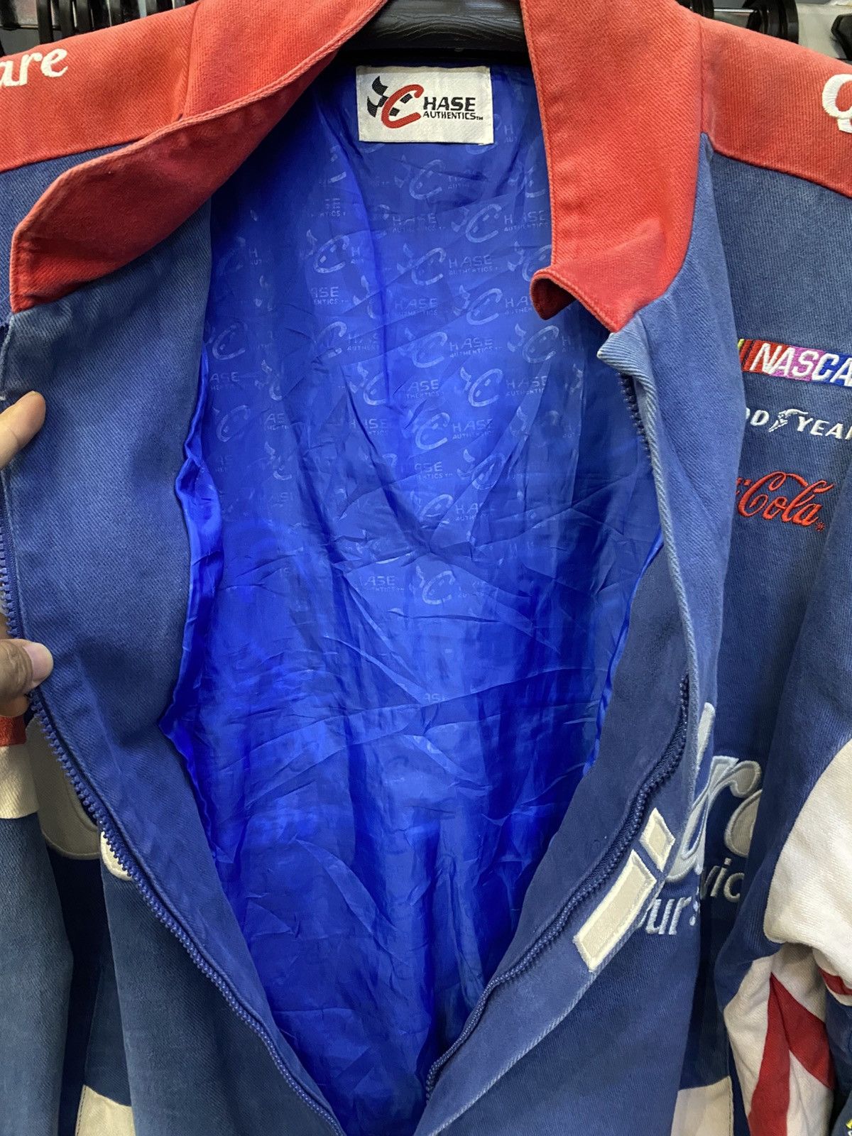 NASCAR OFFER ME NOW ‼️VTG NASCAR Racing Jacket Ford 🔥 Size US XL / EU 56 / 4 - 9 Thumbnail