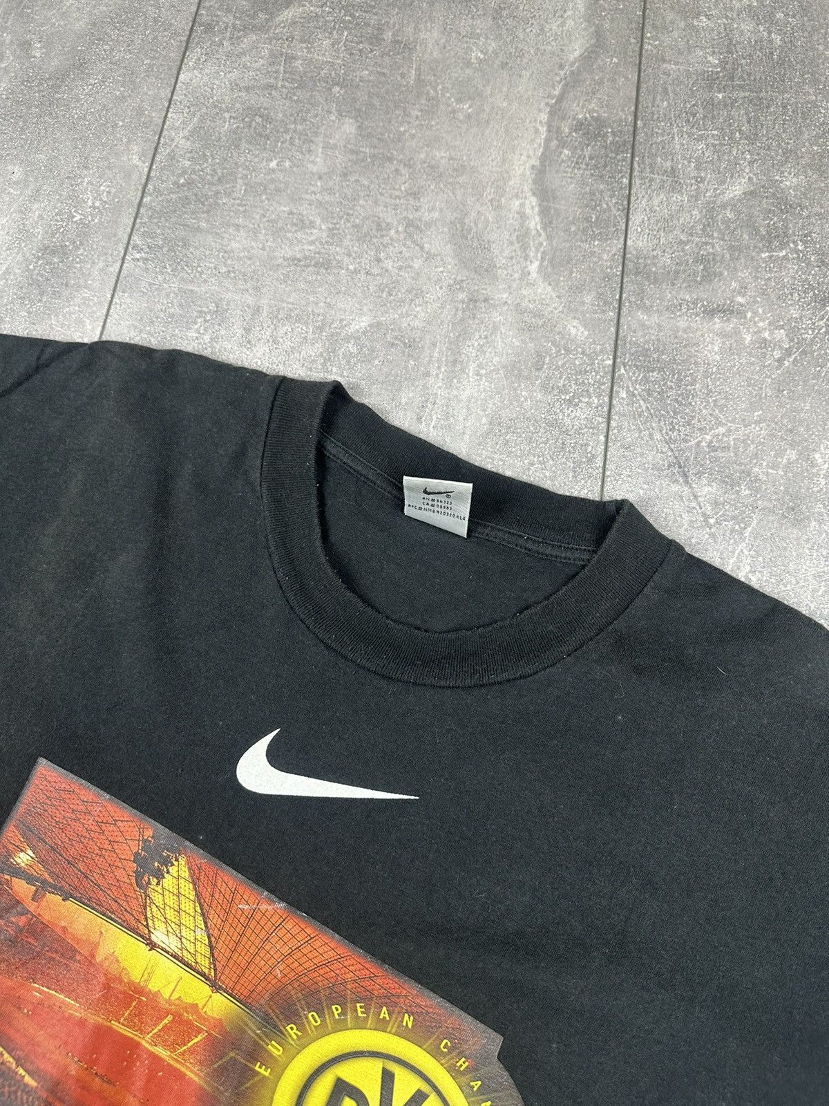 Nike Nike 1997 Borussia Dortmund European Champions T-Shit Size US XXL / EU 58 / 5 - 10 Thumbnail