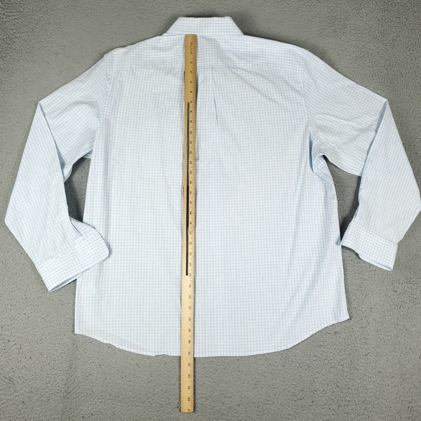Vineyard Vines Vineyard Vines Shirt Mens XL Blue Check Slim Fit Button Up Long Sleeve Size US XL / EU 56 / 4 - 3 Thumbnail