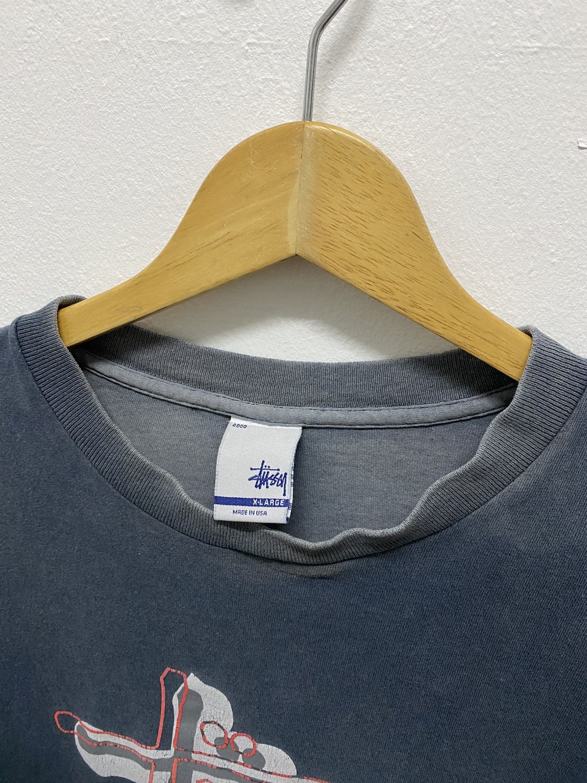 Stussy Rare🔥Vintage Faded STUSSY Big Logo Size US XL / EU 56 / 4 - 4 Thumbnail