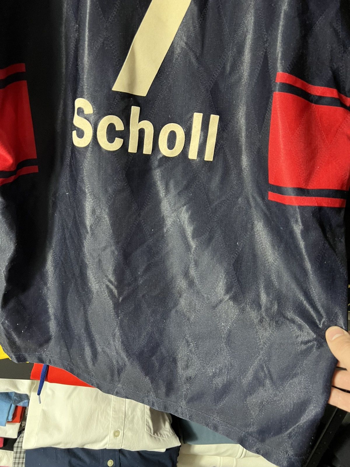 Adidas ⚽️🔥 Bayern Munich Shirt 97/98 Adidas Vintage Jersey Scholl #7 Size US L / EU 52-54 / 3 - 19 Thumbnail