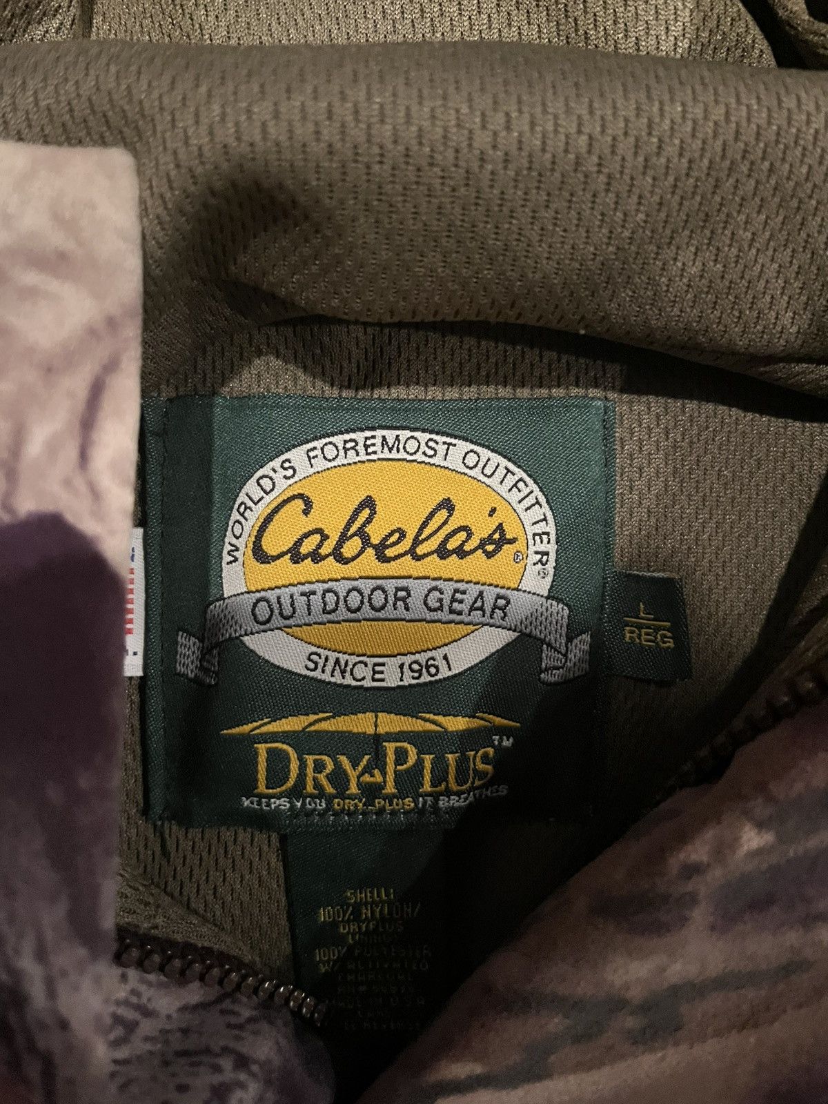 Cabelas Cabelas full zip camo jacket Size US L / EU 52-54 / 3 - 6 Thumbnail