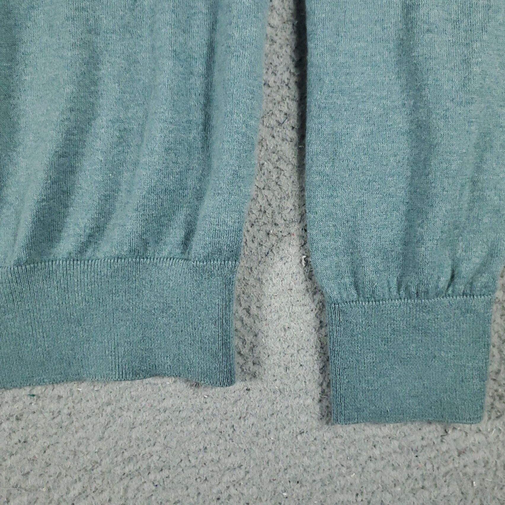 Polo Ralph Lauren Ralph Lauren Mens V Neck Pullover Sweatshirt Blue Medium Cotton Blend Size US M / EU 48-50 / 2 - 4 Thumbnail