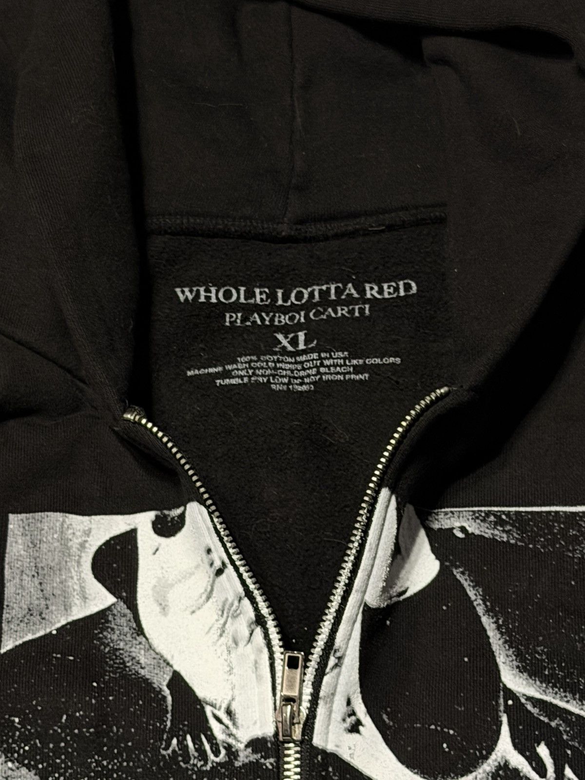 Playboi Carti Playboi Carti WLR GHOST zip up Size US XL / EU 56 / 4 - 3 Thumbnail