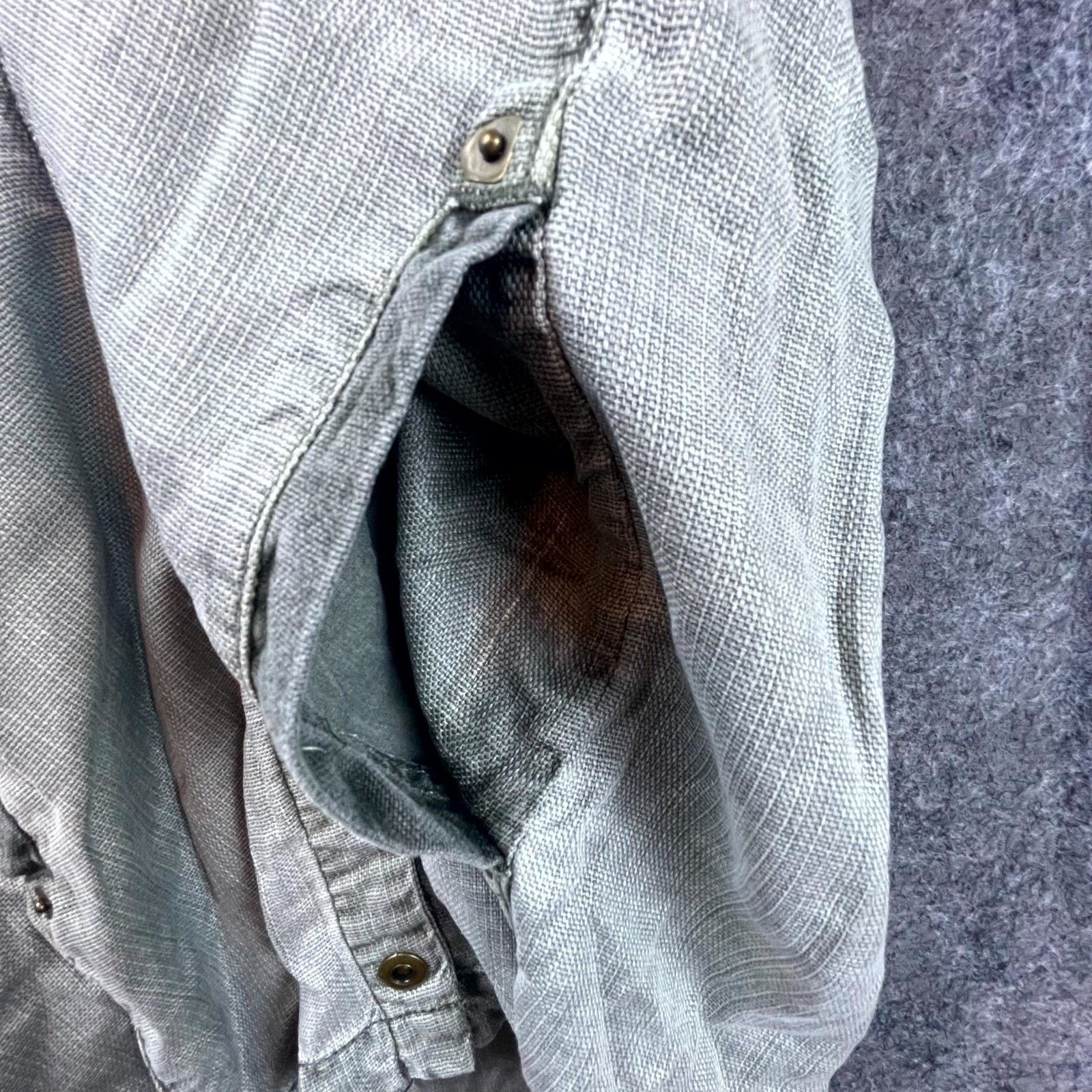 Anthropologie Anthropologie Marrakech Utility Vest Womens S Gray Lyocell Size S / US 4 / IT 40 - 3 Thumbnail