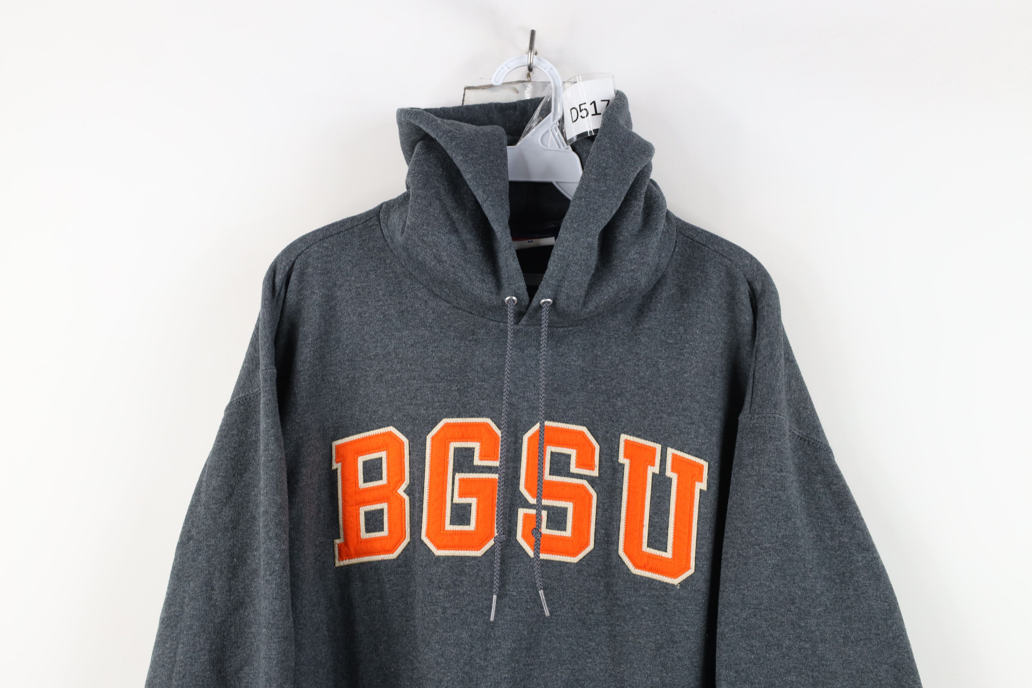 Champion × Vintage Vintage 90s Champion Green State University BGSU Hoodie Gray Size US M / EU 48-50 / 2 - 2 Thumbnail
