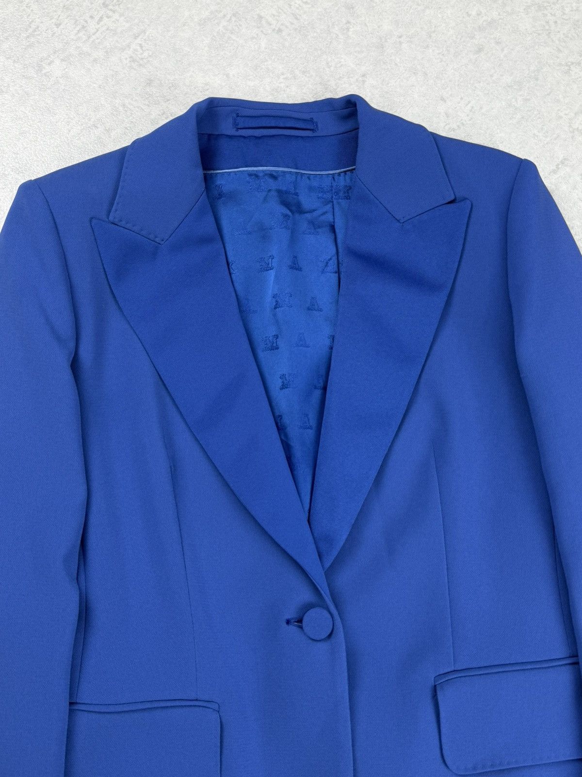 Max Mara Max Mara Blue Blazer Size 44 Italy Women’s Jacket Size M / US 6-8 / IT 42-44 - 5 Thumbnail