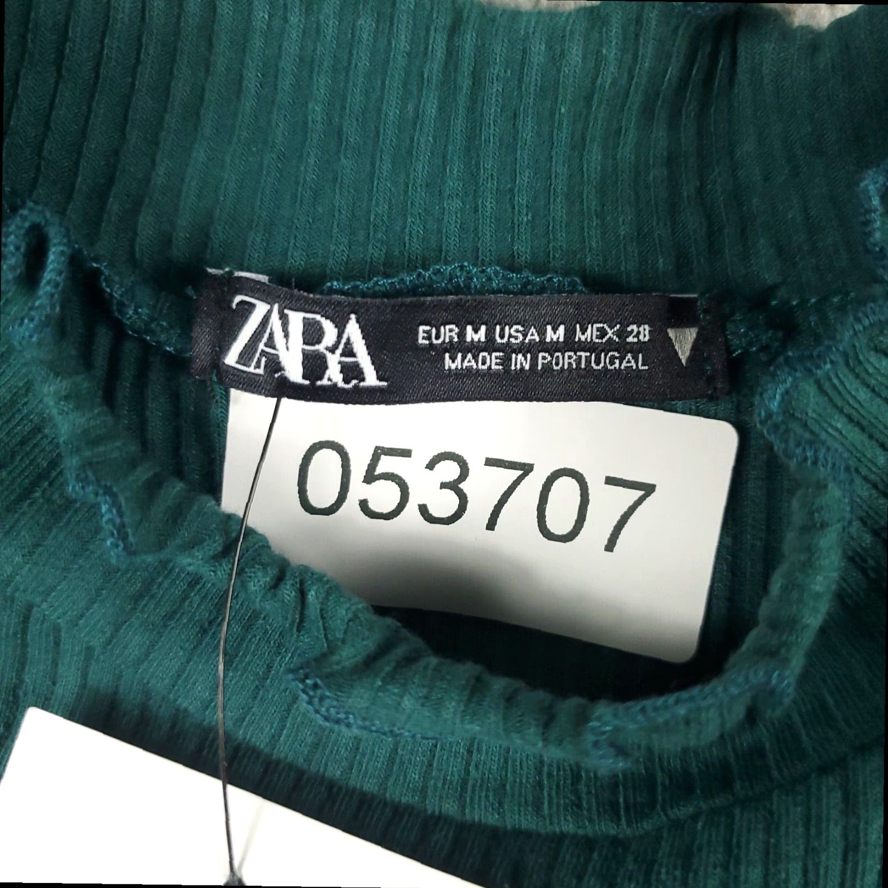 Zara Zara Long Sleeve Cropped T Shirt Womens Medium Blue Size M / US 6-8 / IT 42-44 - 8 Thumbnail