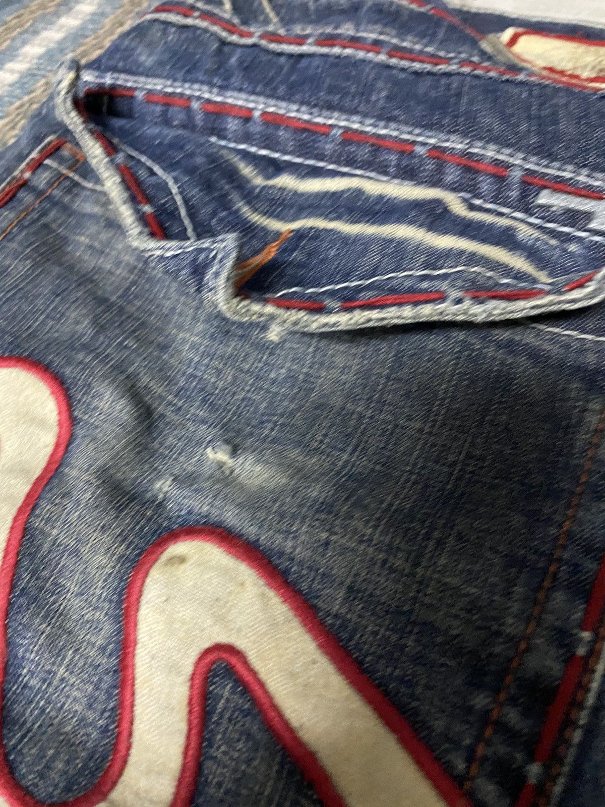 Jean × Vintage Vintage Laguna Beach Jeans Distressed Jean Boot Cut Made Usa Size US 42 / EU 58 - 16 Thumbnail