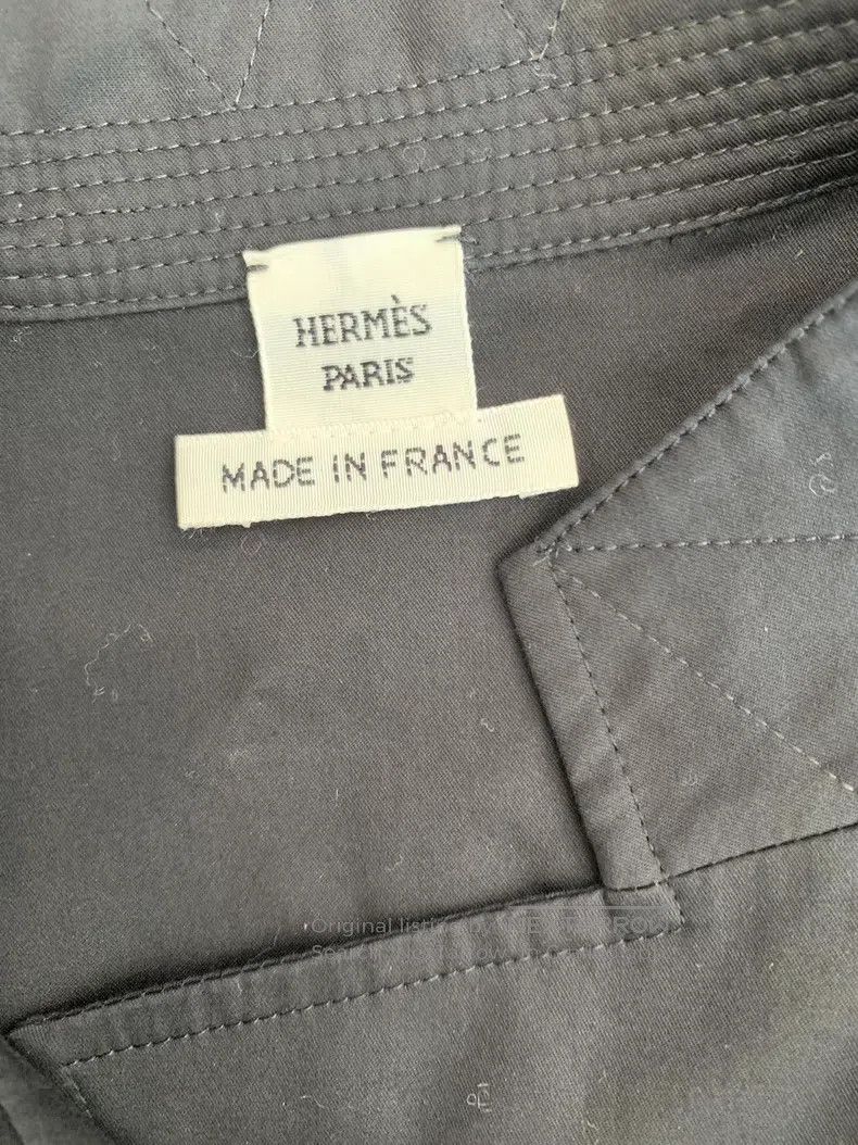 Hermes Hermes Black Drawstring Shirt Skirt Size XS / US 0-2 / IT 36-38 - 6 Thumbnail