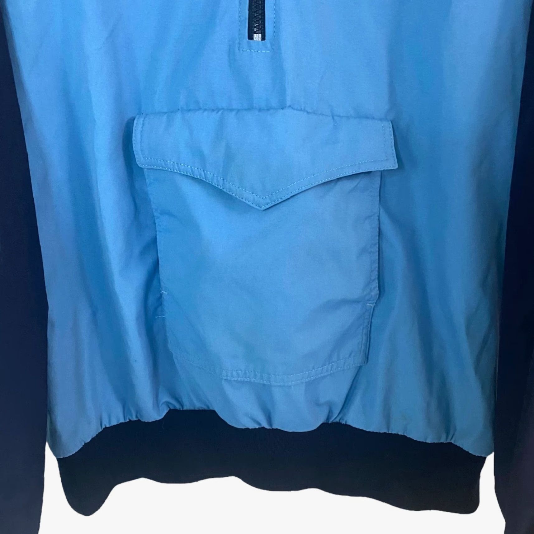 Vintage VINTAGE Mrs. Duckworth Anorak Jacket Pullover 1/2 Zip Blue Mens Large L Ski 80s Jacket Size US L / EU 52-54 / 3 - 7 Thumbnail