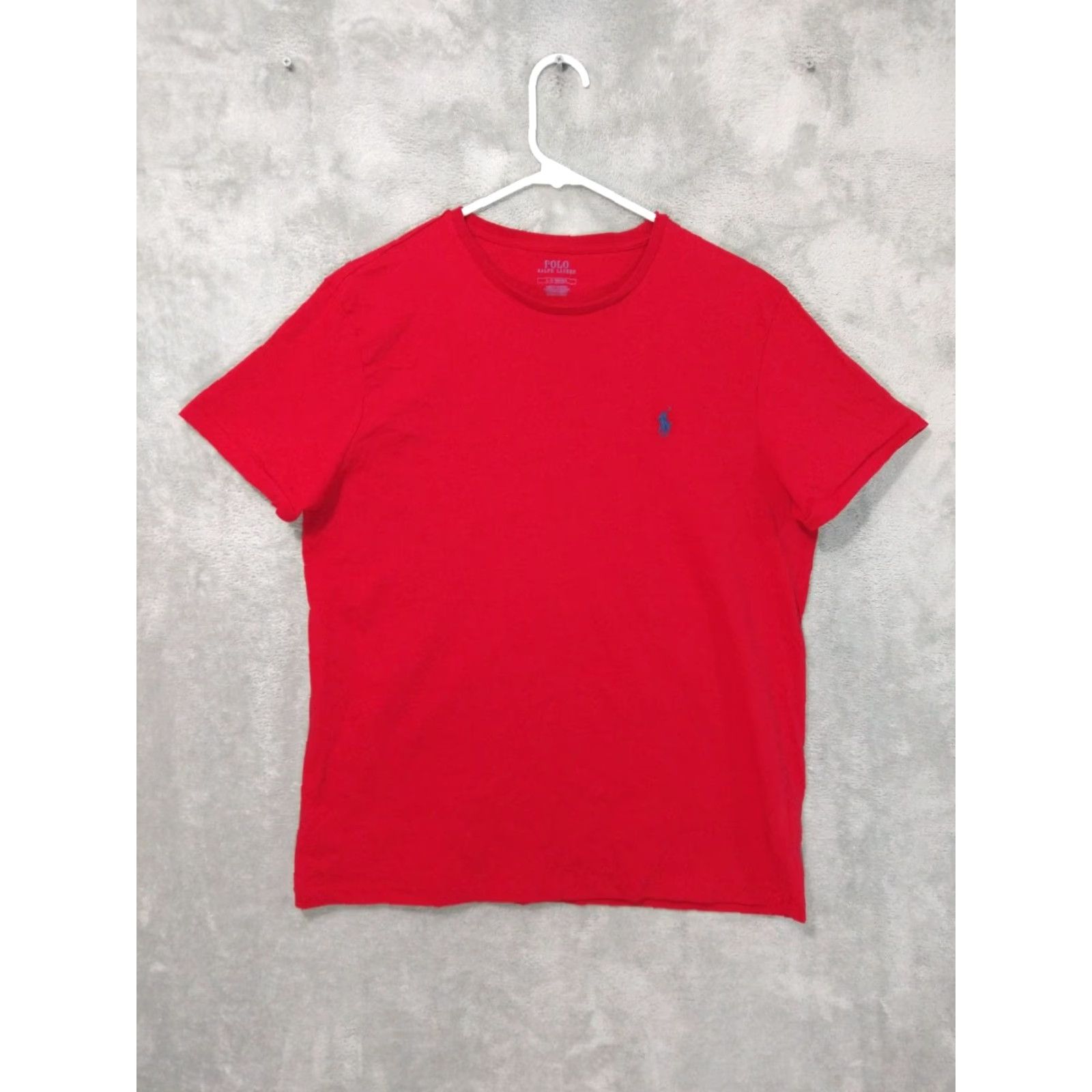 Polo Ralph Lauren Polo Ralph Lauren Shirt Mens Large Red Short Sleeve Crew Neck Logo Casual Tee Size US L / EU 52-54 / 3 - 2 Thumbnail