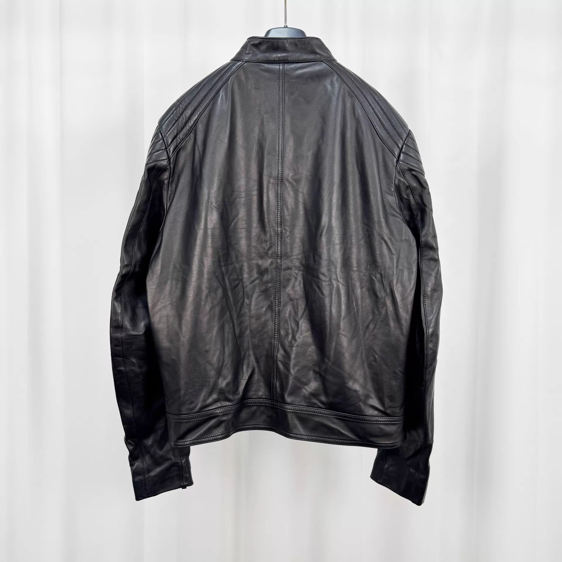 Fendi Fendi black sheepskin monster motorcycle jacket size 50 Size US M / EU 48-50 / 2 - 2 Thumbnail