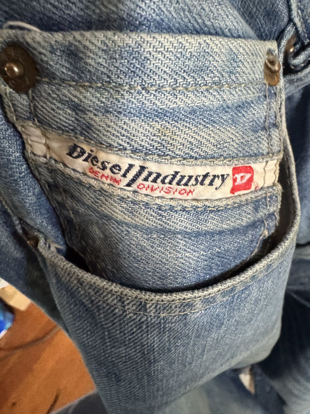 Designer × Diesel Diesel denim division baggy selvedge jeans made in italy Size US 40 / EU 56 - 3 Thumbnail