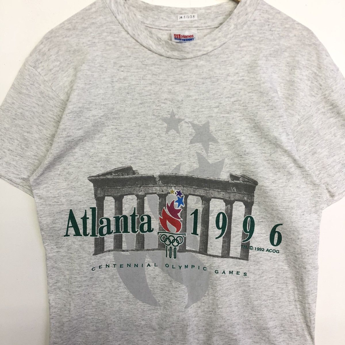 USA Olympics × Vintage Vintage Atlanta 1996 Centennial Olympics Games Hanes Tshirt Size US M / EU 48-50 / 2 - 2 Thumbnail