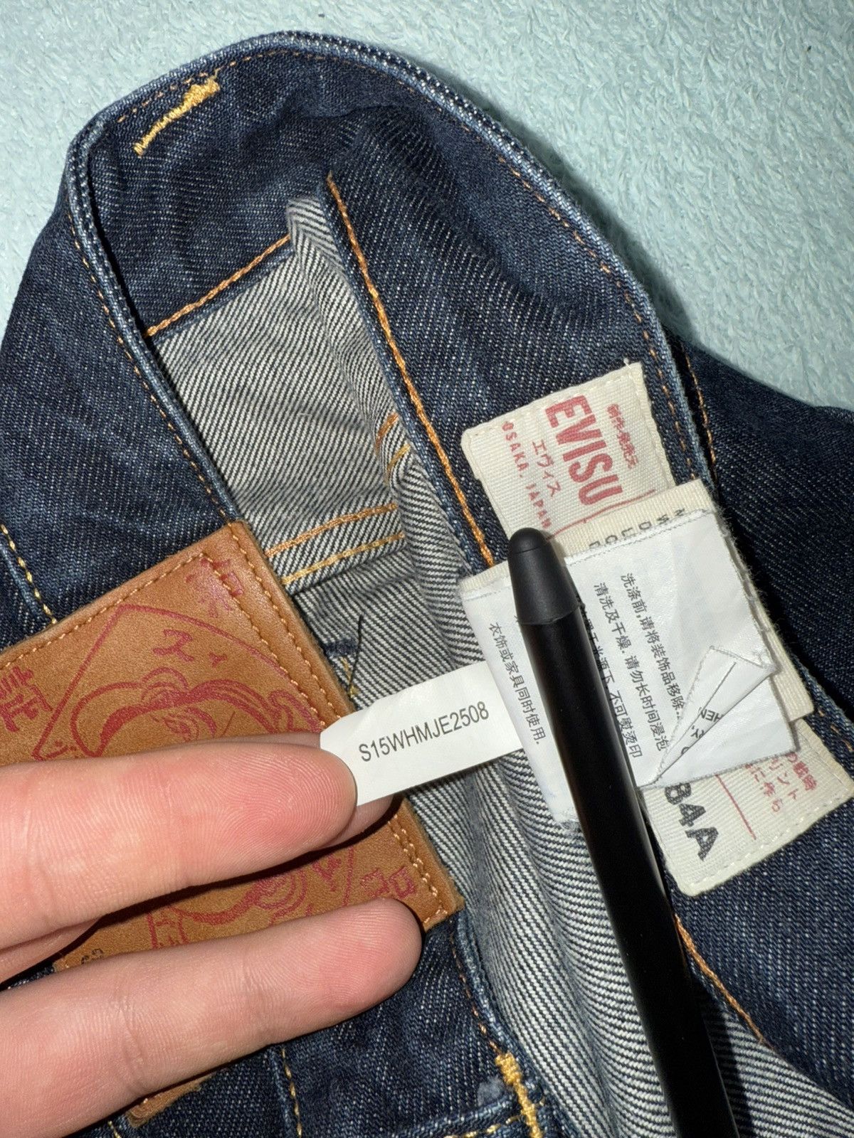 Evisu Rare Evisu Navy Selvedge Denim Jeans Multipocket Japanese Size US 34 / EU 50 - 21 Thumbnail