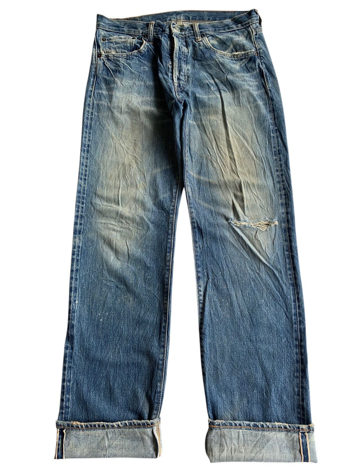 Spellbound VINTAGE SPELLBOUND SELVEDGE JAPANESE FADED DISTRESSED Size US 32 / EU 48 - 5 Thumbnail