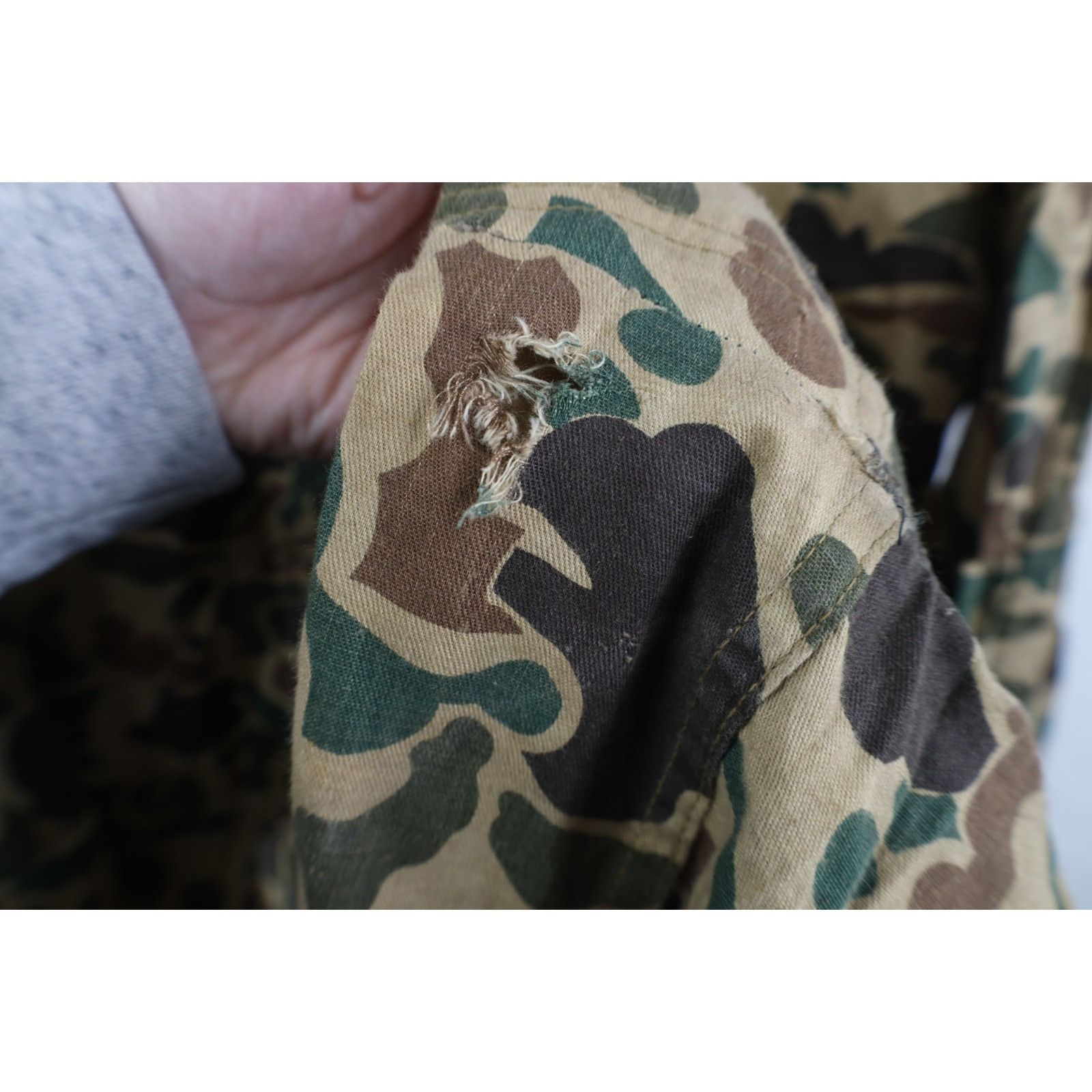 Vintage Vintage 70s Streetwear Frogskin Camouflage Coveralls Size US 38 / EU 54 - 15 Thumbnail