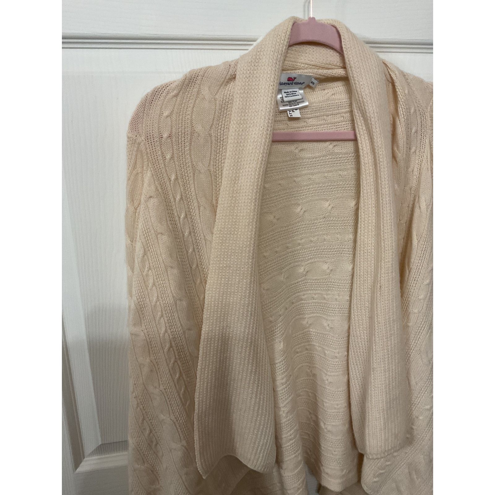 Vineyard Vines Vineyard Vines Cashmere Wool Waterfall Open Cardigan,XS Size XS / US 0-2 / IT 36-38 - 5 Thumbnail