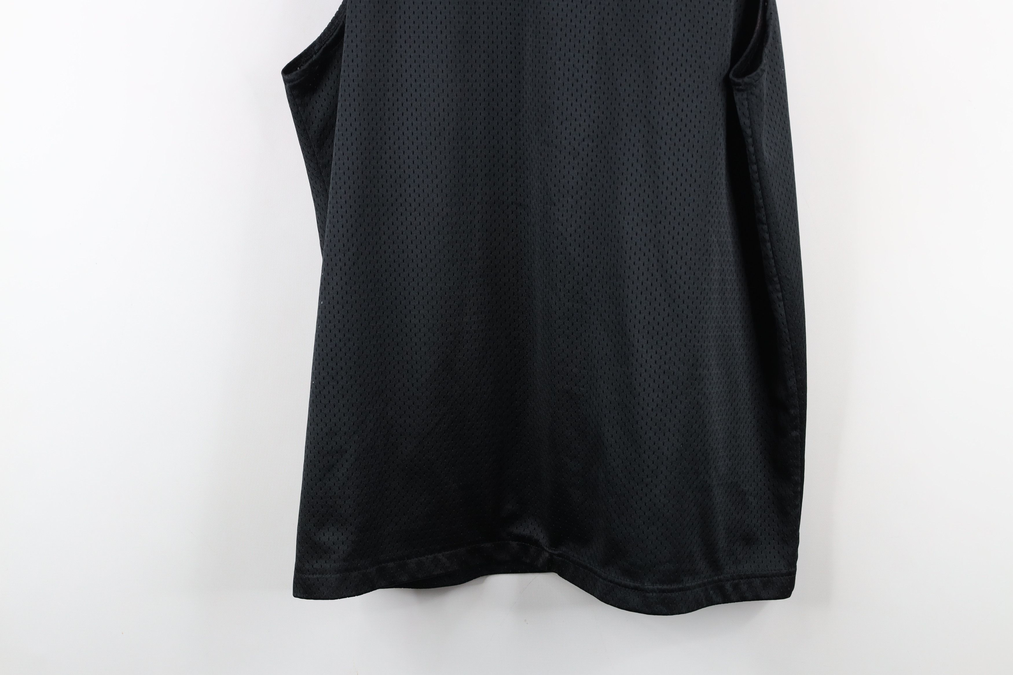 Vintage Vintage 90s Streetwear Mesh Tank Top T-Shirt Black Polyester Size US M / EU 48-50 / 2 - 12 Thumbnail