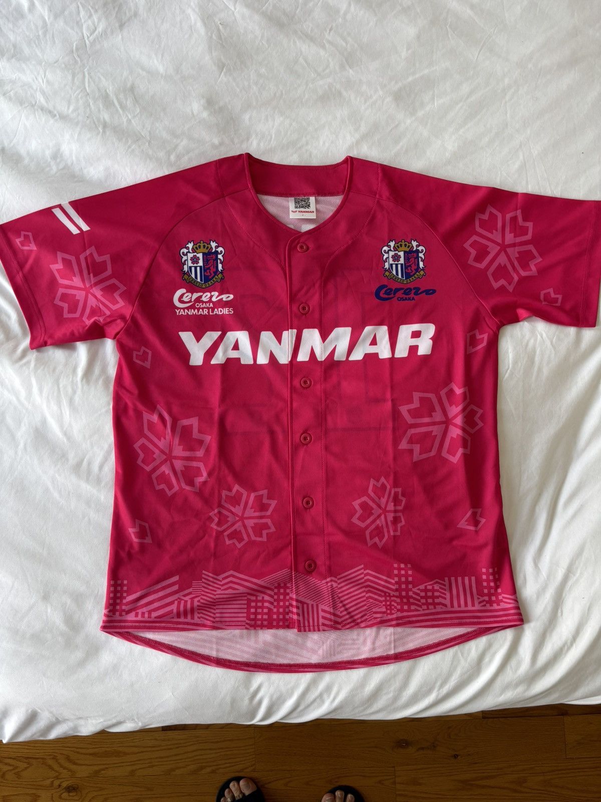 Other Cerezo Osaka J.League Baseball Jersey Size Large Pink Size US L / EU 52-54 / 3 - 1 Thumbnail