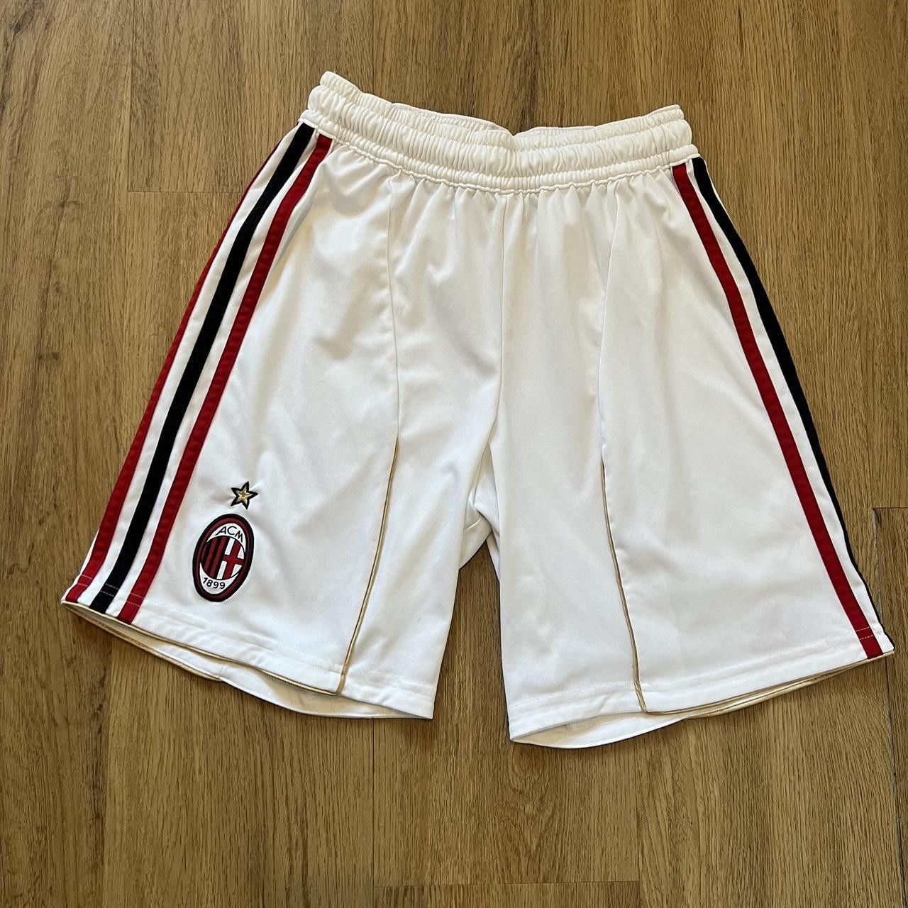 Adidas 2010-11 Ac Milan Adidas Home Football Shorts Serie A Italy Size US S / EU 44-46 / 1 - 1 Thumbnail