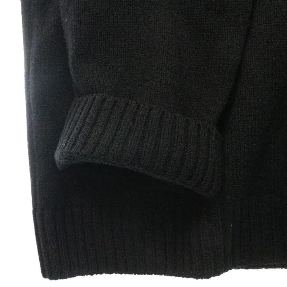 Yohji Yamamoto BLACK Scandal Yohji Yamamoto intarsia knit jumper Size US L / EU 52-54 / 3 - 3 Thumbnail