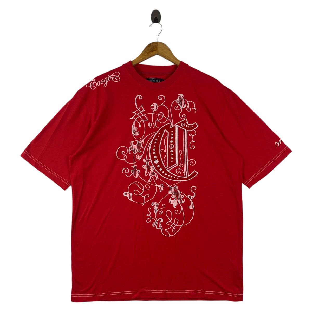 Coogi Vintage COOGI embroidery logo hip hop tee Size US XL / EU 56 / 4 - 1 Thumbnail