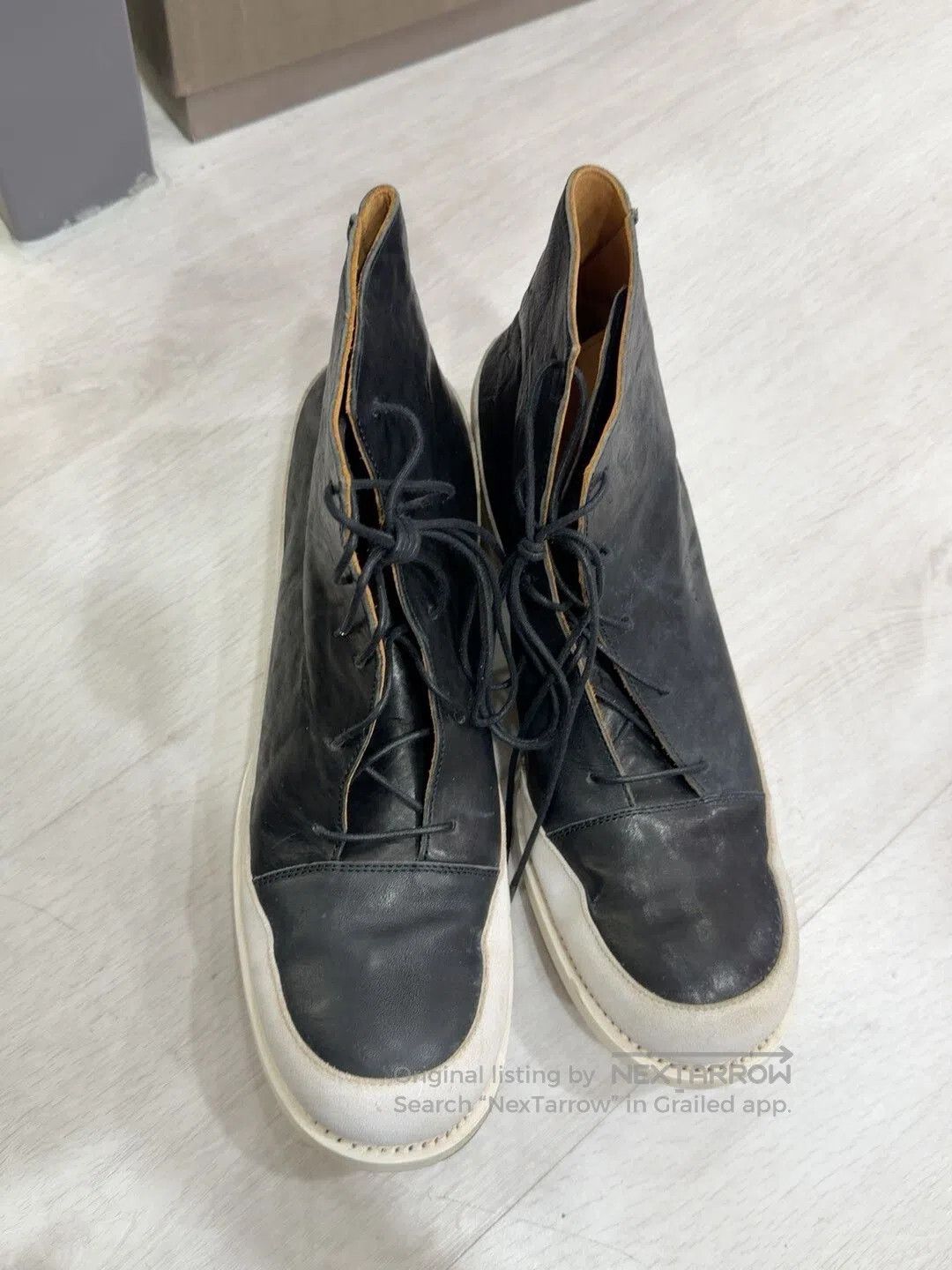 Song For The Mute Andrew McDonald Mid-Calf Boots Collaboration. Size US 10 / EU 43 - 1 Thumbnail