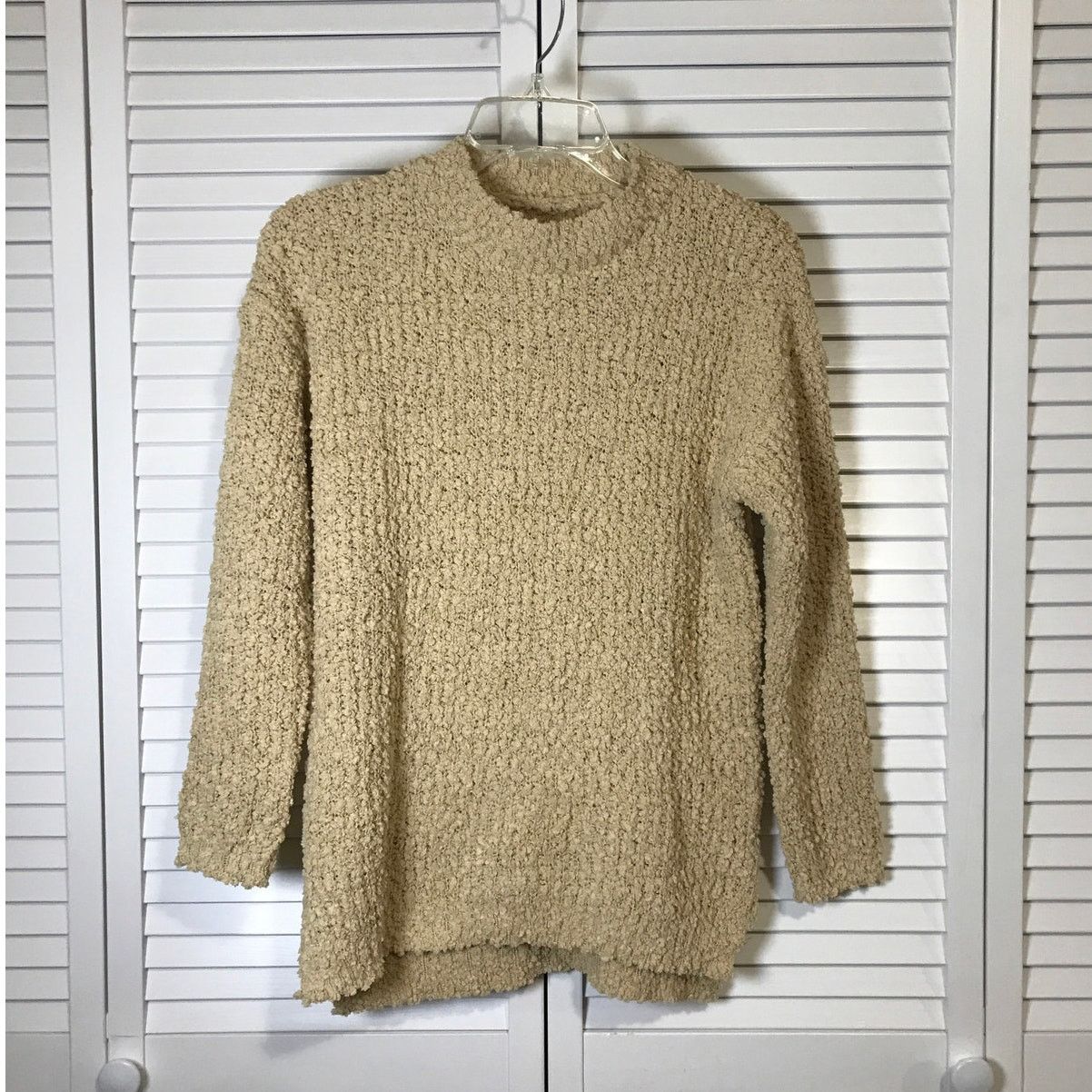 Other Khaki High Neck Long-Sleeve Winter Women Sweater Size M / US 6-8 / IT 42-44 - 1 Thumbnail