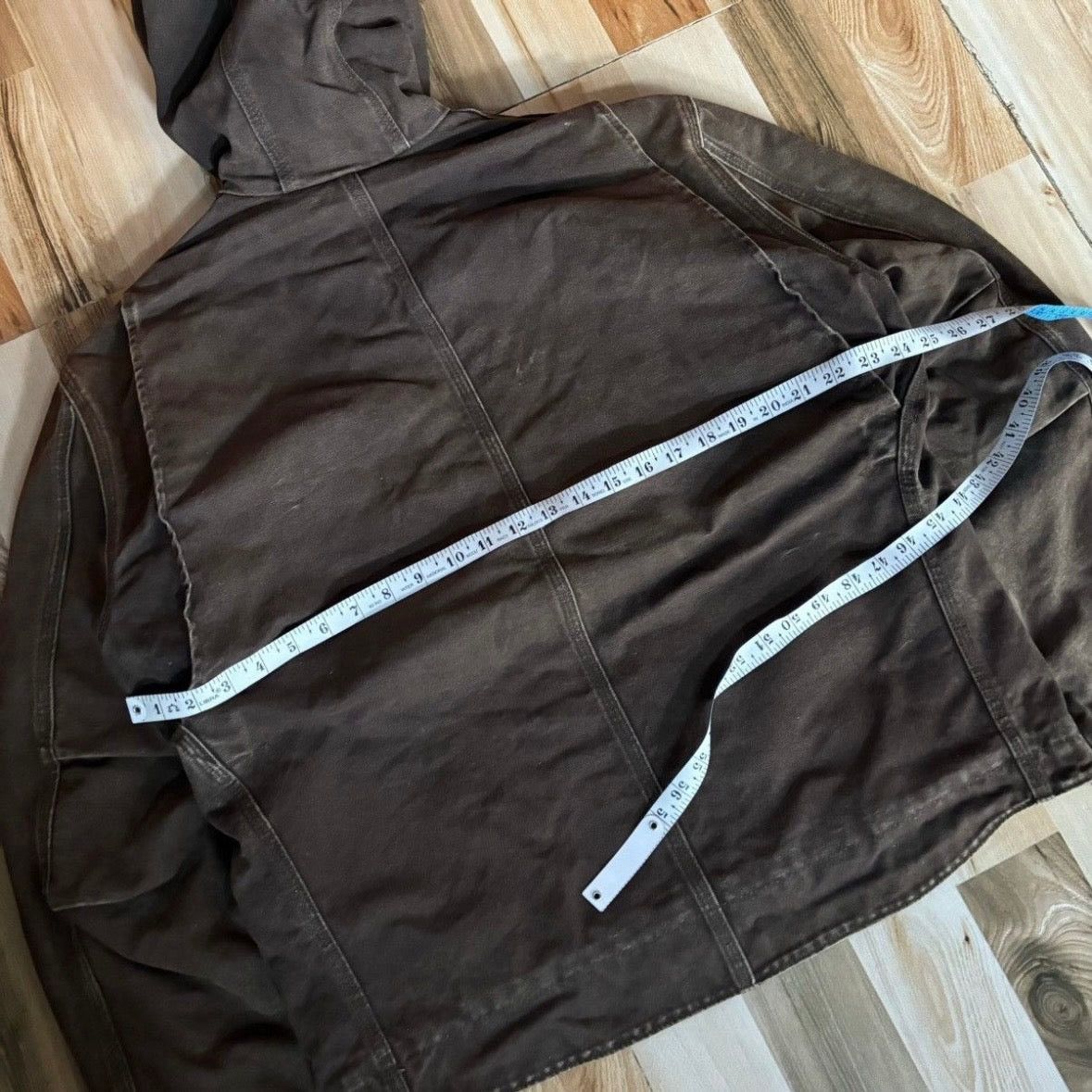 Carhartt Vintage 00s Carhartt Hooded Active Jacket J141DKB Size US L / EU 52-54 / 3 - 10 Thumbnail