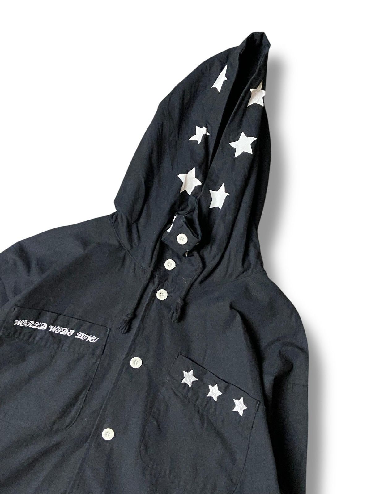Japanese Brand World Wide Love Full Zip Hoodie Jacket (161) Size US XXS / EU 40 - 5 Thumbnail