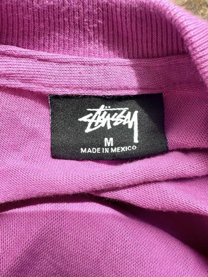 Stussy NEW STUSSY WORLD TOUR STREETWEAR TSHIRT BERRY PURPLE M TOKYO Size US M / EU 48-50 / 2 - 4 Thumbnail