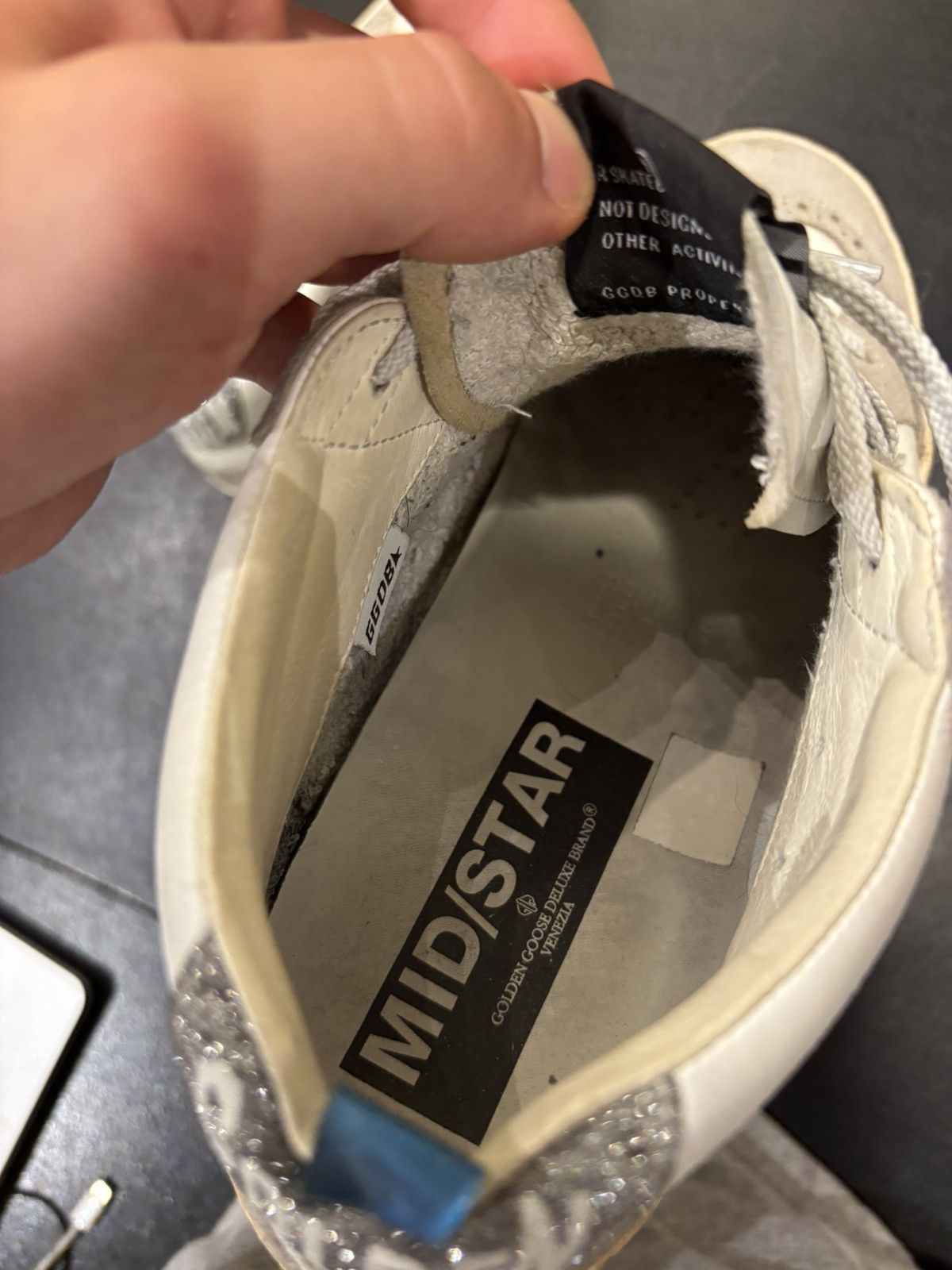 Golden Goose Golden Goose Mid Star Grey Size US 10 / EU 43 - 8 Thumbnail