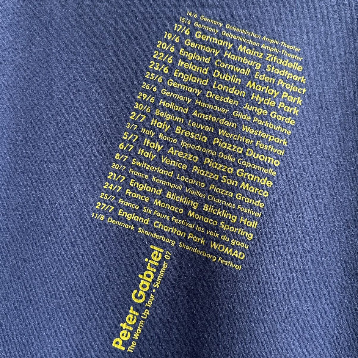 Band Tees × Vintage Vintage Peter Gabriel The Warm Up Tour Tee Size US S / EU 44-46 / 1 - 7 Thumbnail
