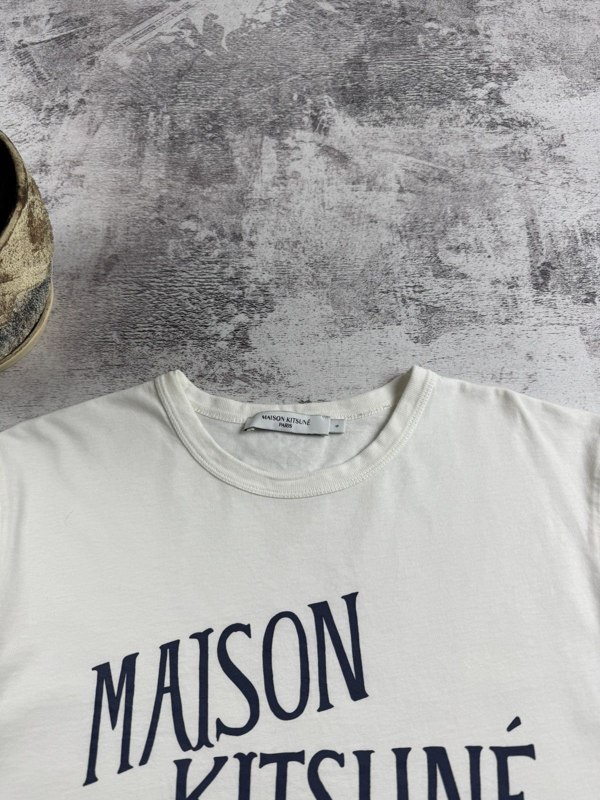 Maison Kitsune Maison Kitsune Paris Palais Royal Classic Graphic T Shirt Tee Size US S / EU 44-46 / 1 - 8 Thumbnail